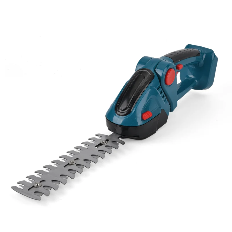 Akku Gras und Strauchschere, 2 in 1 Gartenschneider, 6000 mAh, 390 W, Gelb