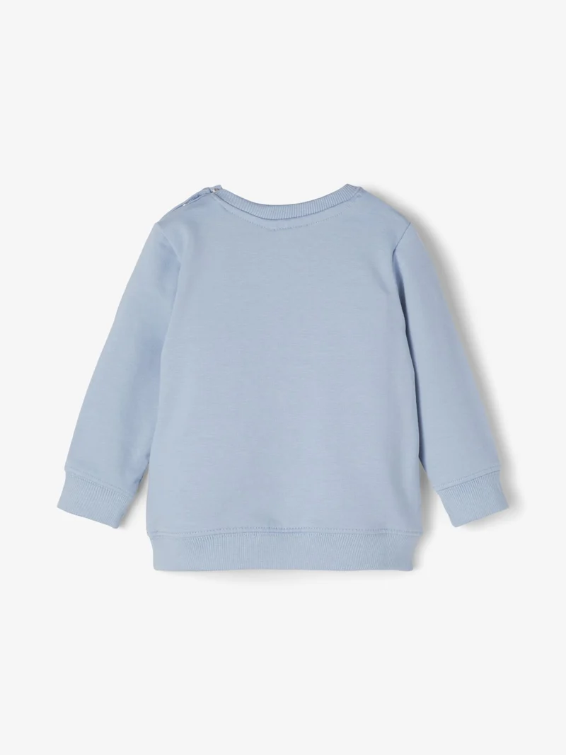 name it Sweatshirt blau mit Tierprint