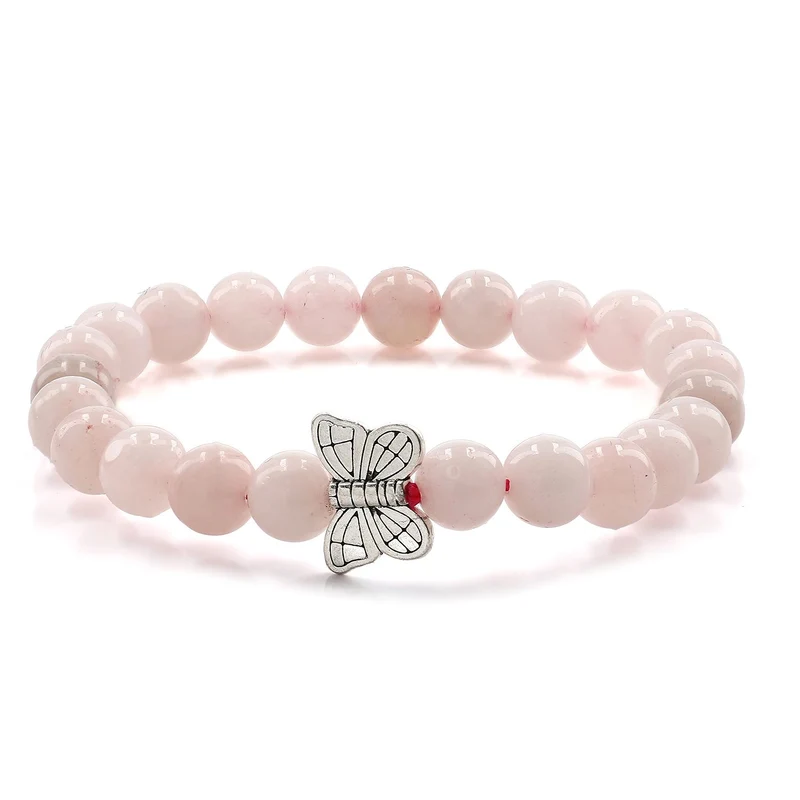 2er Set - Schutzengel aus Aventurin und Energie-Armband, Handgefertigt