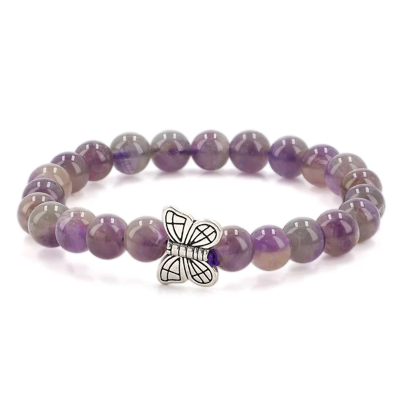 2er Set - Schutzengel aus Aventurin und Energie-Armband, Handgefertigt