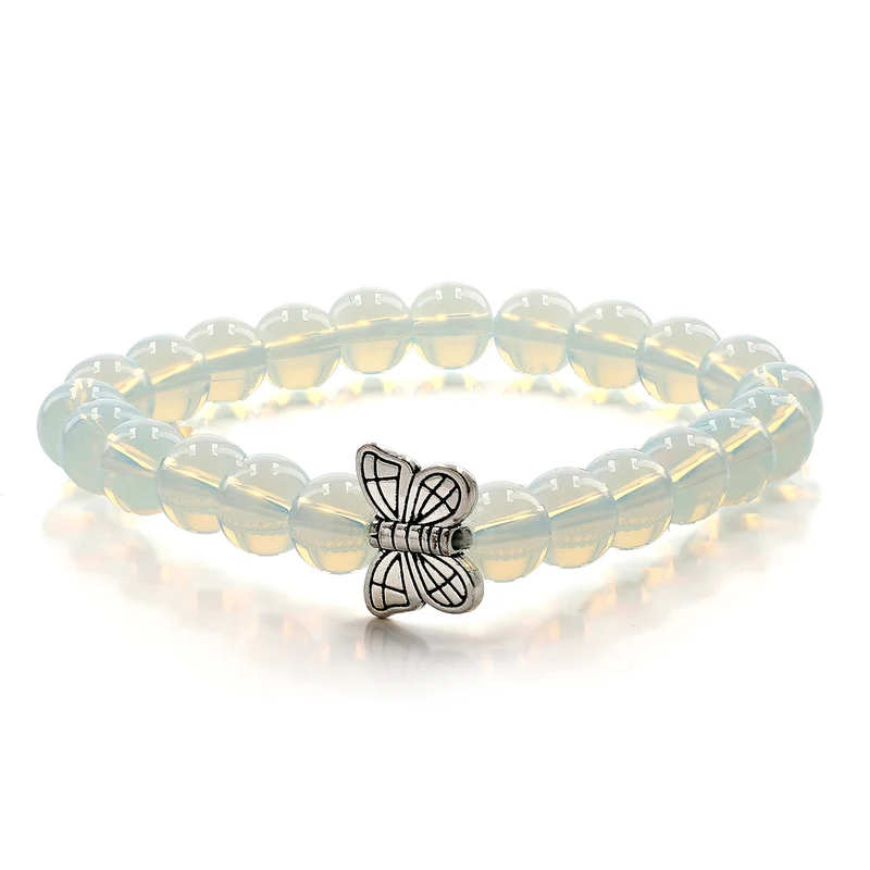 2er Set - Schutzengel aus Aventurin und Energie-Armband, Handgefertigt
