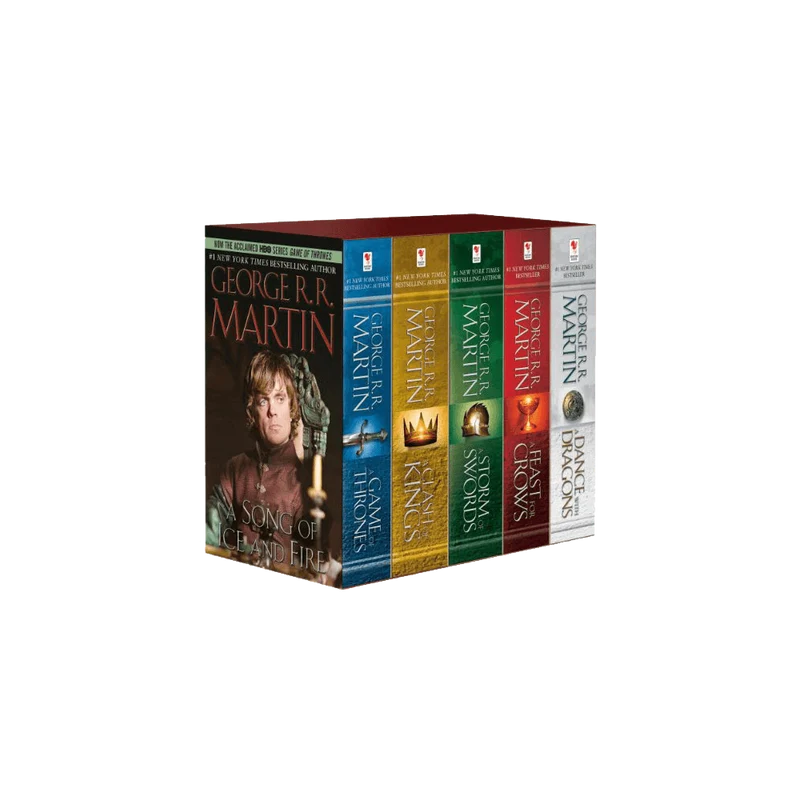 George R R Martins A Game Of Thrones 5 Book Boxed Set Song Of Ice And Fire Series A Game Of Thrones A Clash Of Kings A Storm Of Swords A Feast For Crows And A Dance With Dragons