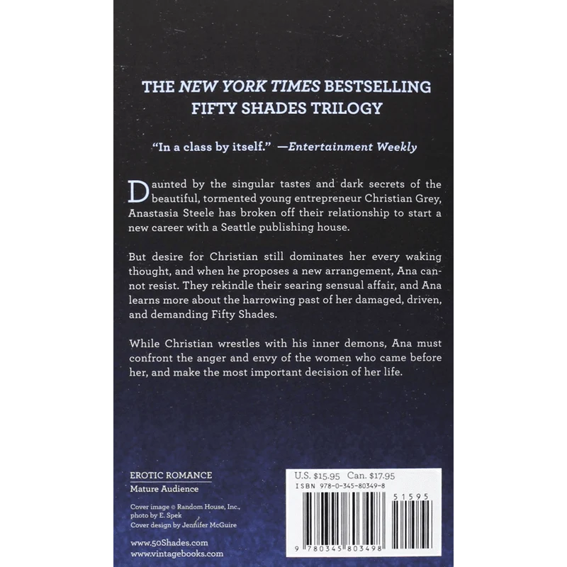 Fifty Shades Trilogy Fifty Shades Of Grey Fifty Shades Darker Fifty Shades Freed 3 volume Boxed Set By E L James