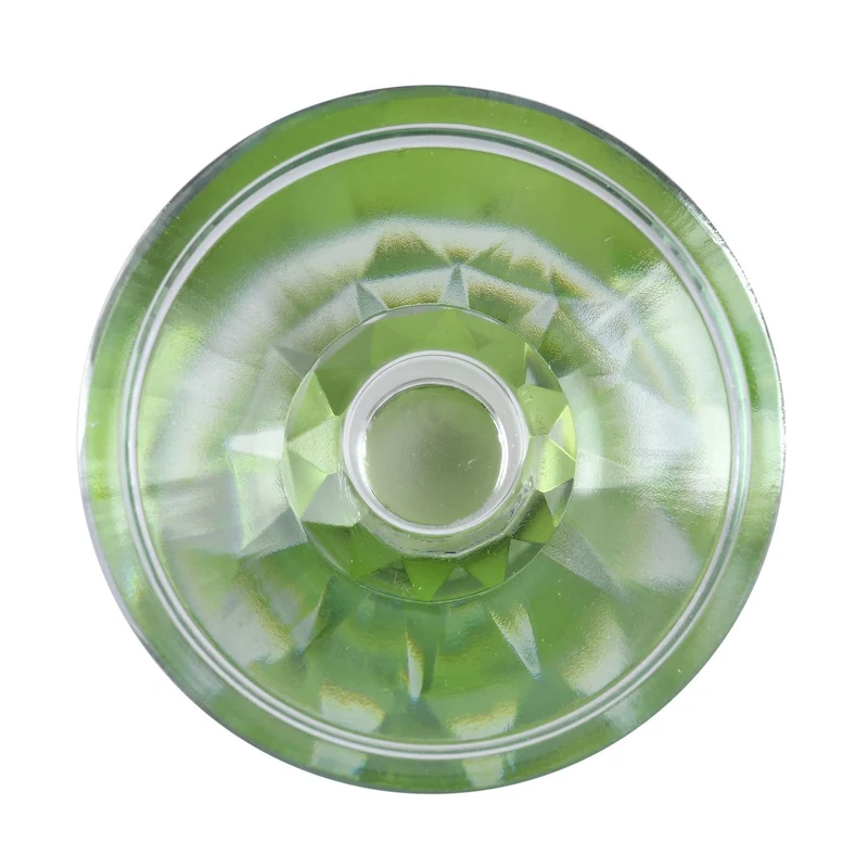 Ananasförmiger Kerzenhalter aus Glas, Größe:10x13cm, lila