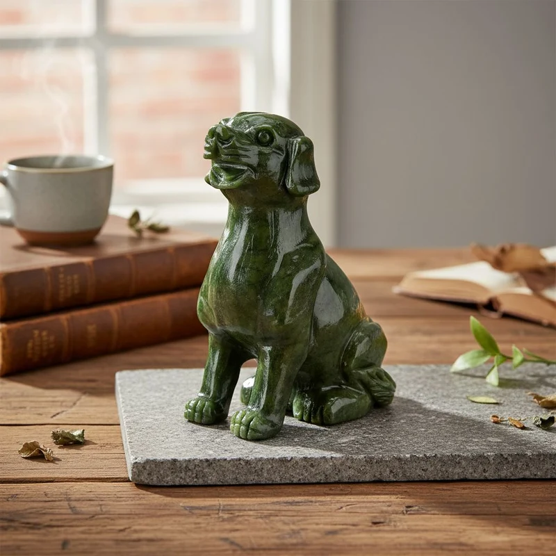 Handcraffed Hund Figurine -one