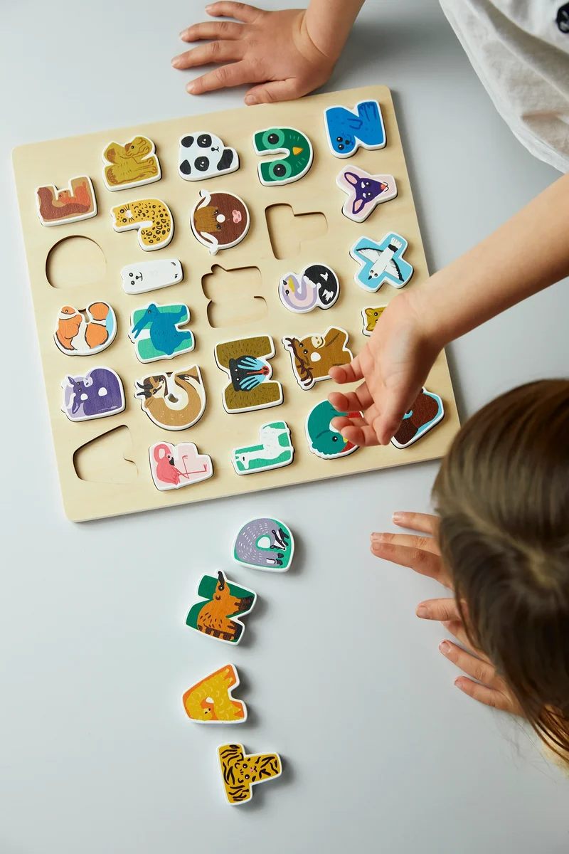 SuperBlocco Taffe Tiere Buchstaben Puzzle