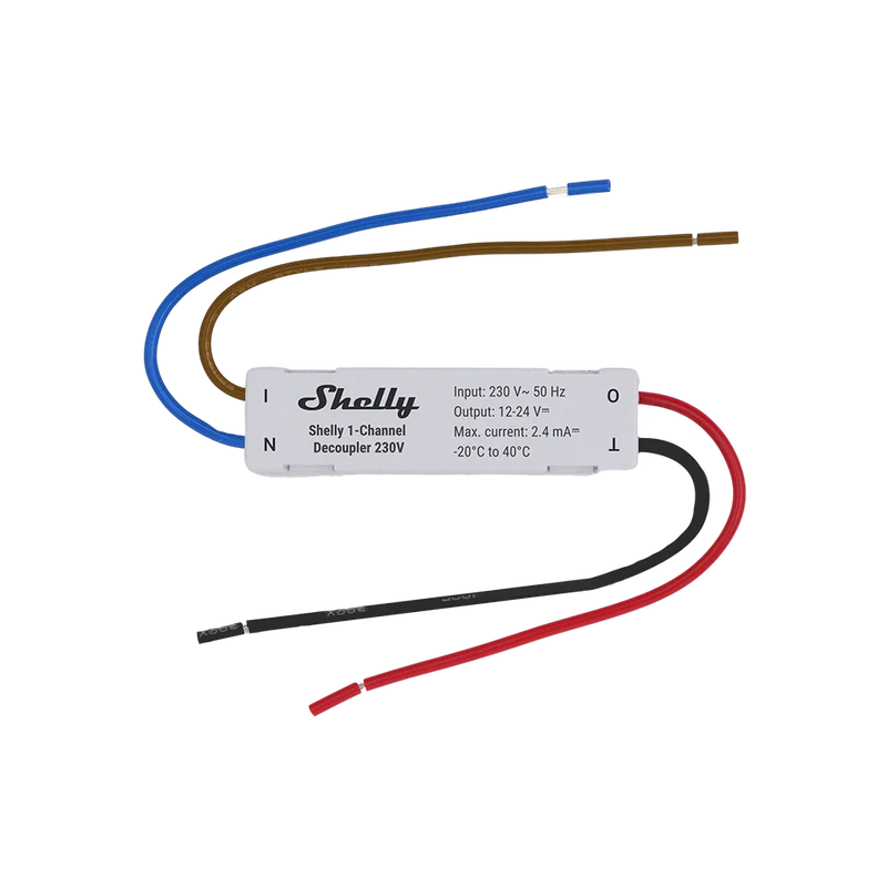 Shelly 1-Channel Decoupler 230V