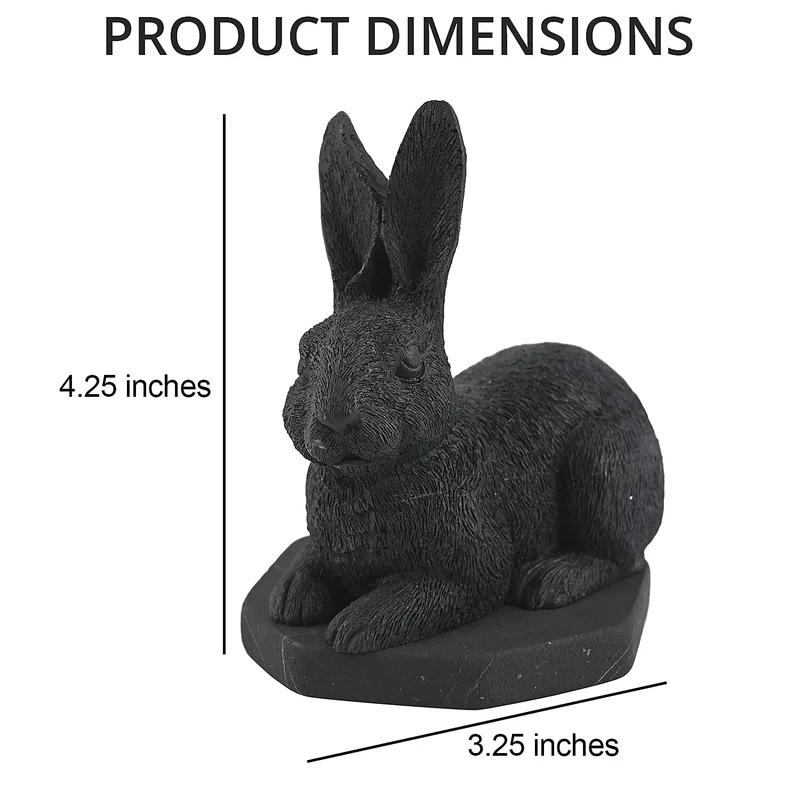 Rabbit Shungite Figurine 3.25x4.25