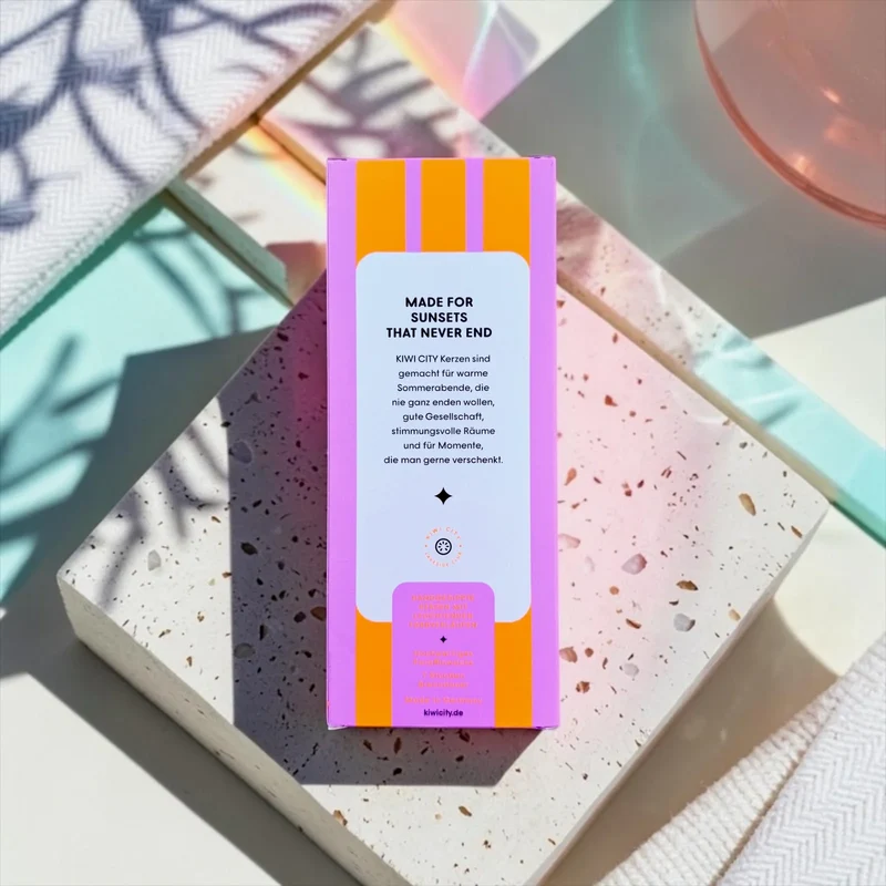 Stabkerzen “Kiwi City Sunset Motel” 4er-Set | pinkstories