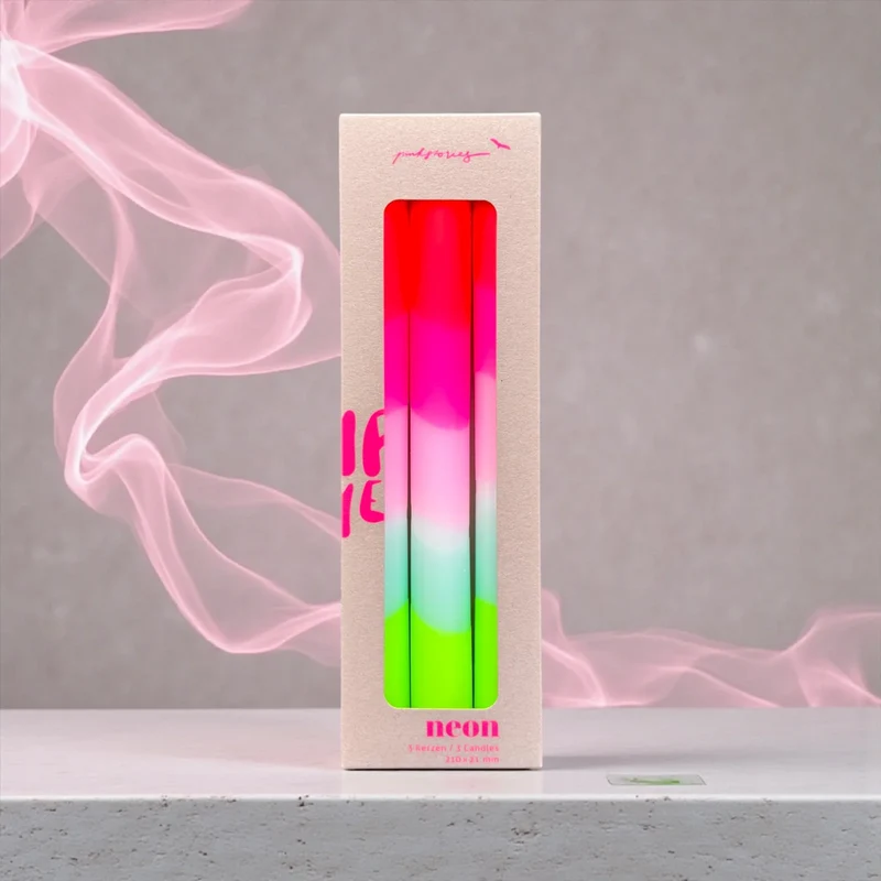 Stabkerzen “NEON Lollipop Trees” 3er-Set | pinkstories