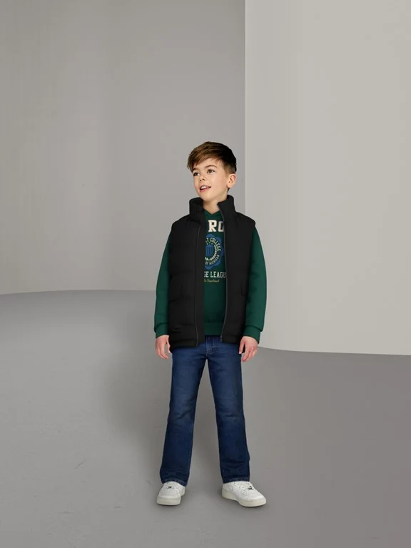 name it Puffer Vest Mellow TB Black (nkmmellow)