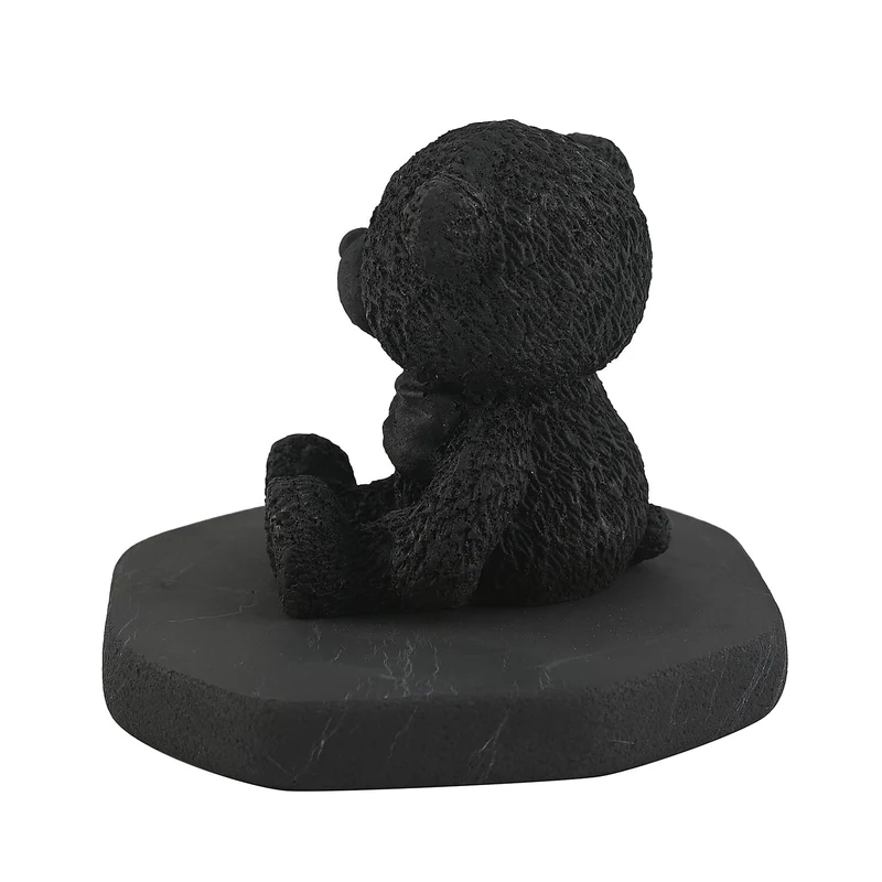 Teddy Bear Shungite Figurine 2.5x1.25