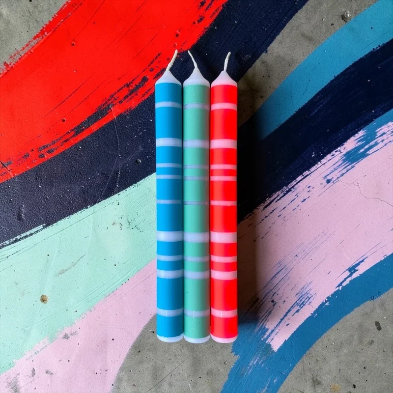 Stabkerzen “Graphic Lights Lines 202” 3er-Set | pinkstories