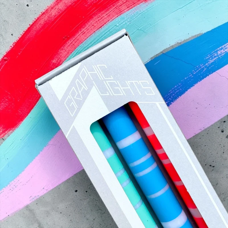 Stabkerzen “Graphic Lights Lines 202” 3er-Set | pinkstories