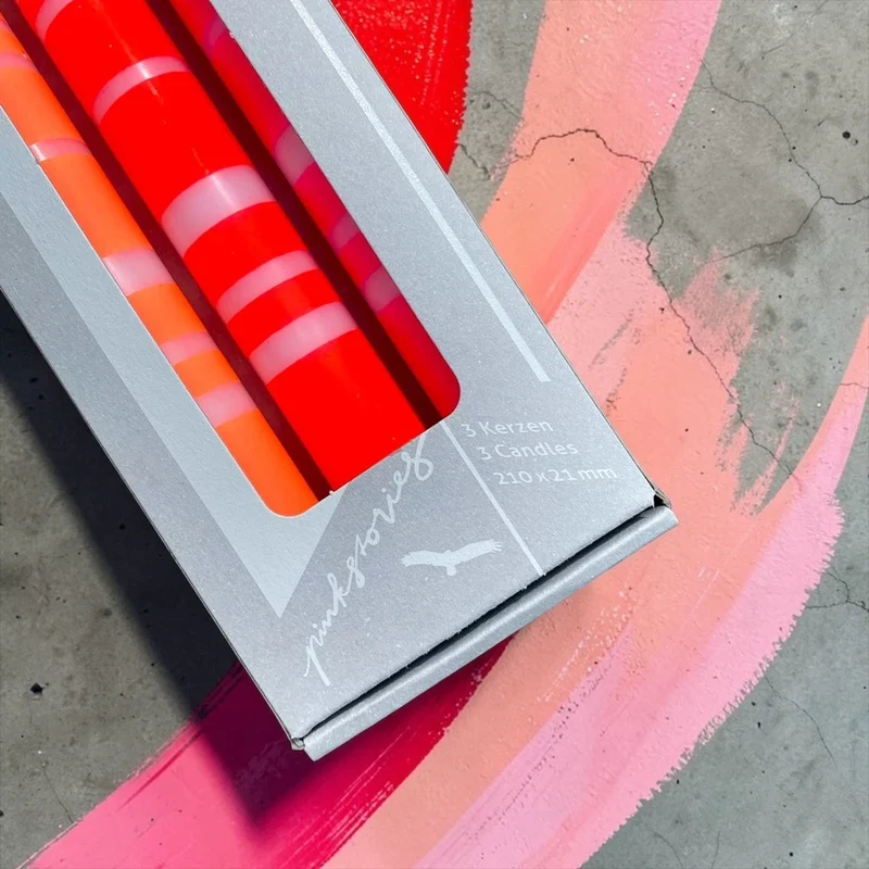 Stabkerzen “Graphic Lights Lines 201” 3er-Set | pinkstories