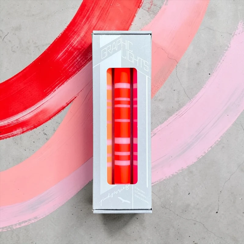 Stabkerzen “Graphic Lights Lines 201” 3er-Set | pinkstories