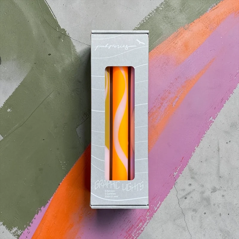 Stabkerzen “Graphic Lights Sinus 101” 3er-Set | pinkstories