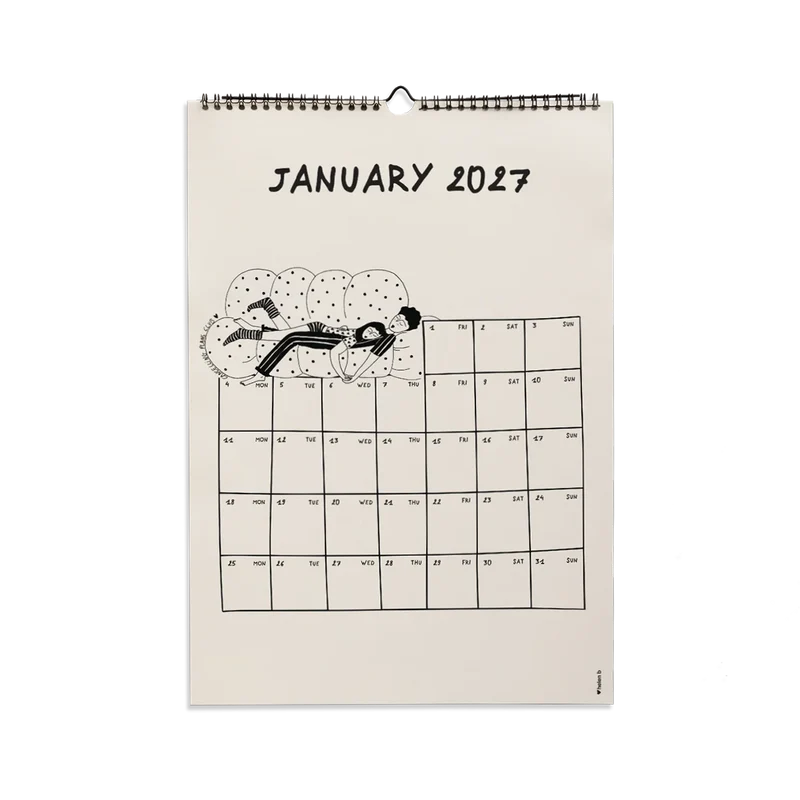 Wandkalender “Helen B” 2027 | Illustrativer Kalender | helen b