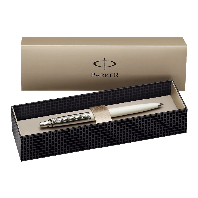 Parker Jotter Red Chrome Trim Ball Pen Gift Boxed