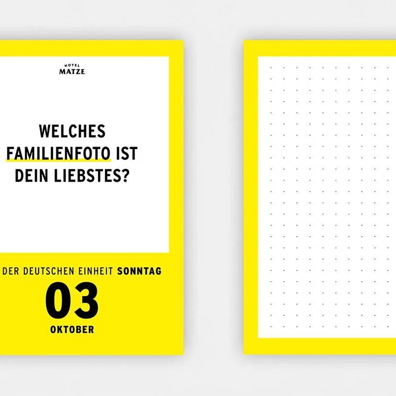Abreißkalender “Was ich mich frage” 2027 | Verlag Hermann Schmidt