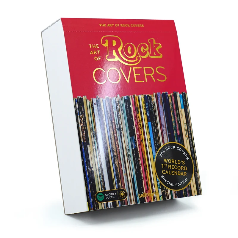 Abreißkalender “Rock Covers Vol. 1” | Rockige Coverkunst | Seltmann Publishers