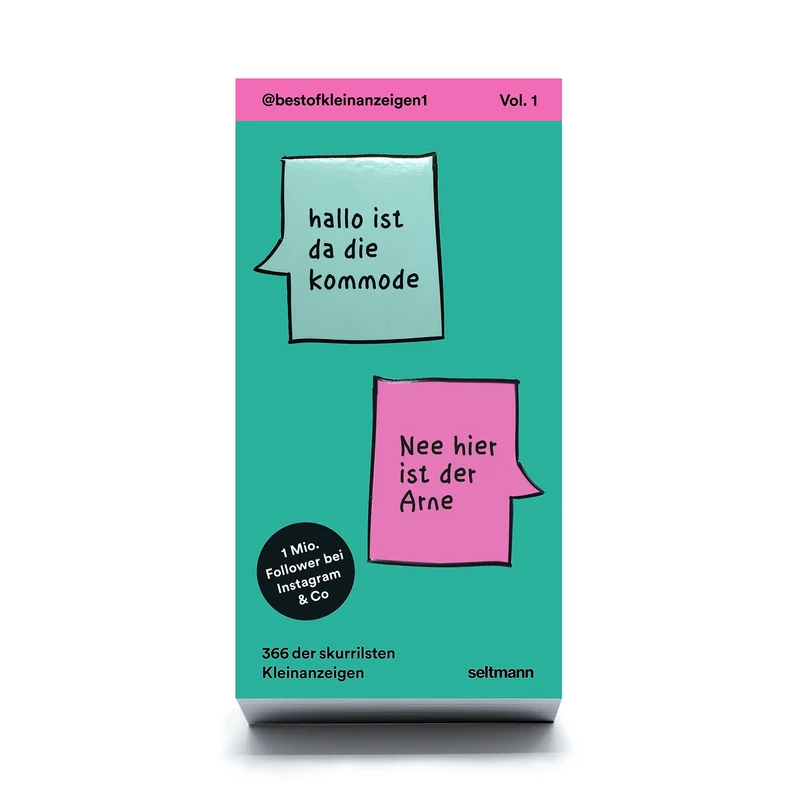 Abreißkalender “Kleinanzeigen Vol. 1” | Kultig & kurios | Seltmann Publishers