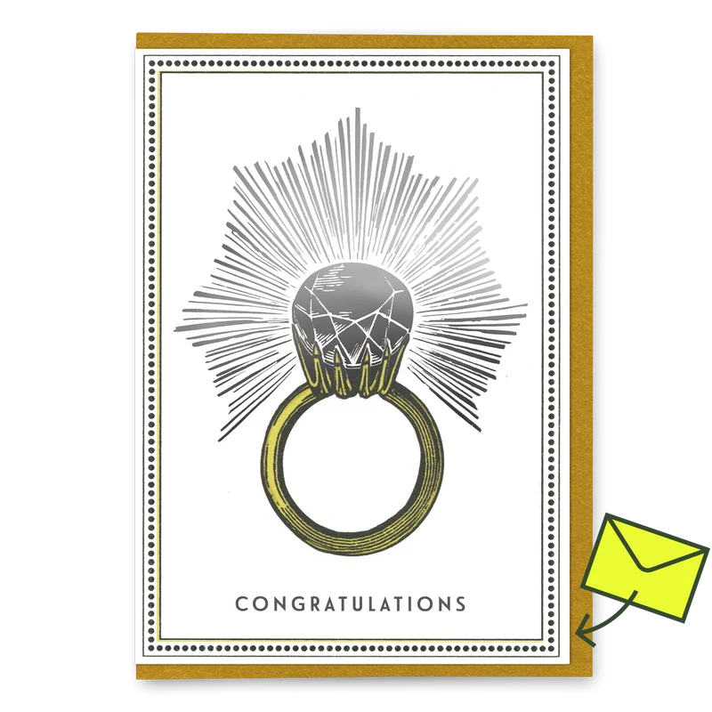 Grußkarte “Engagement Congrats” | Glückwünsche zur Verlobung | Ohh Deer