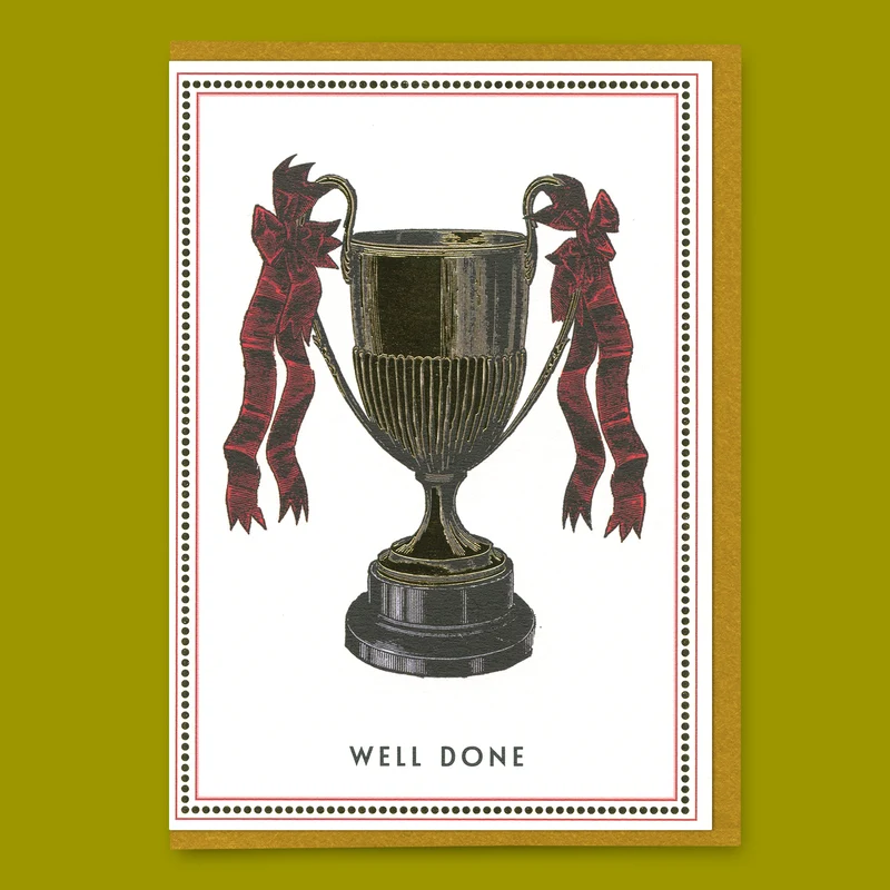 Grußkarte “Well Done Trophy” | Glückwünsche mit Humor | Ohh Deer