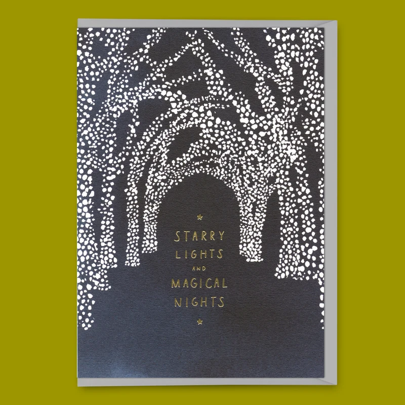 Grußkarte Ohh Deer “Starry Nights” | Karte mit Sternenhimmel