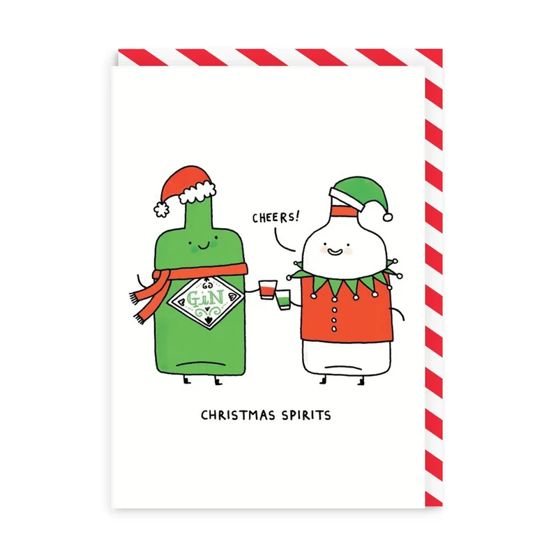 Grußkarte Christmas Spirits
