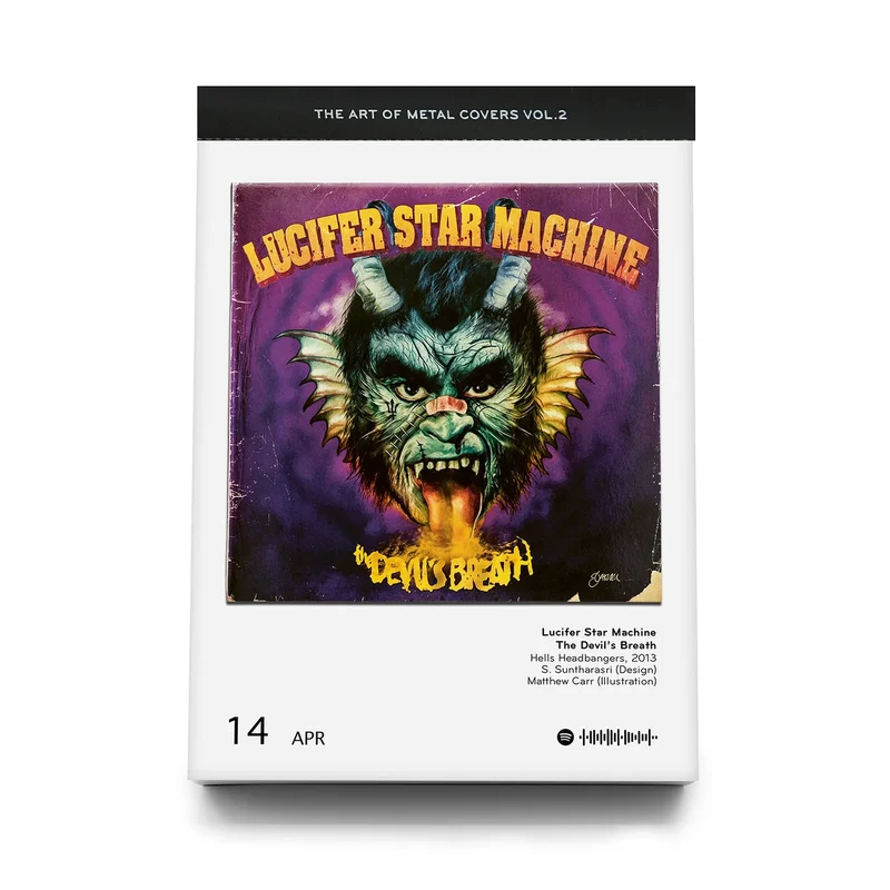 Abreißkalender “The Art of Metal Covers Vol. 2” | Seltmann Publishers