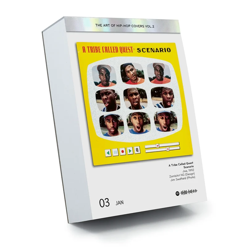 Abreißkalender “Hip Hop Covers Vol. 2” | Rap trifft Design | Seltmann Publishers
