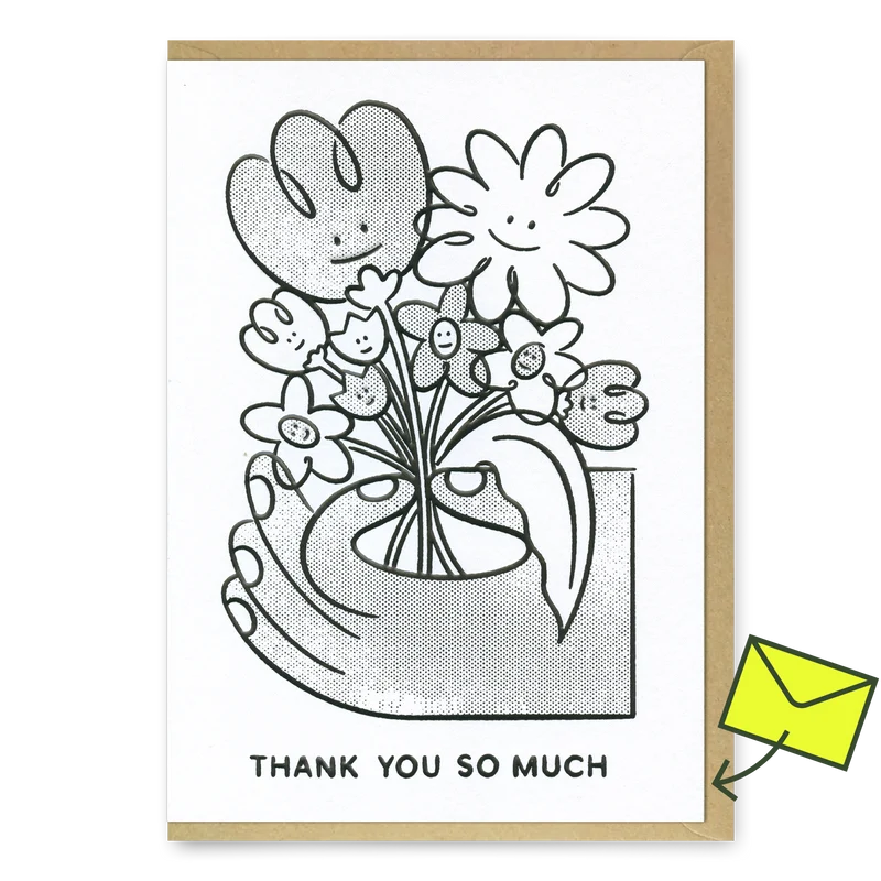 Grußkarte “Flowers” | Blumiger Gruß zum Dankesagen | Studio Boketto
