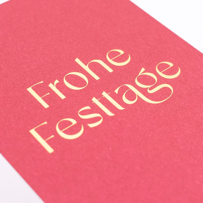 Postkarte "Frohe Festtage"
