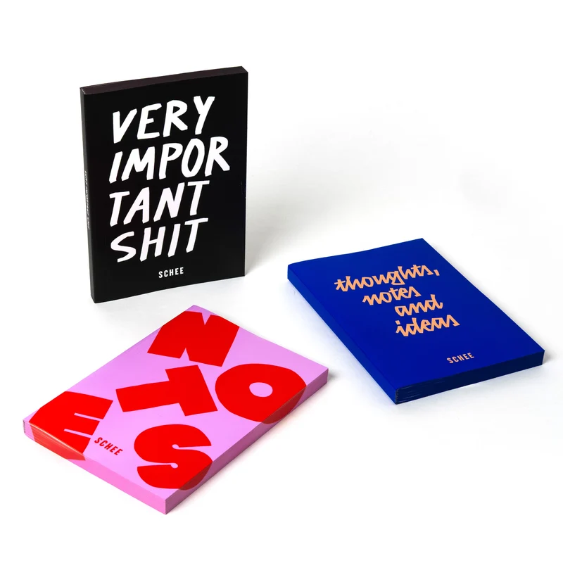 Notizbuch „Very Important Shit“ | DIN A5 | Edition SCHEE