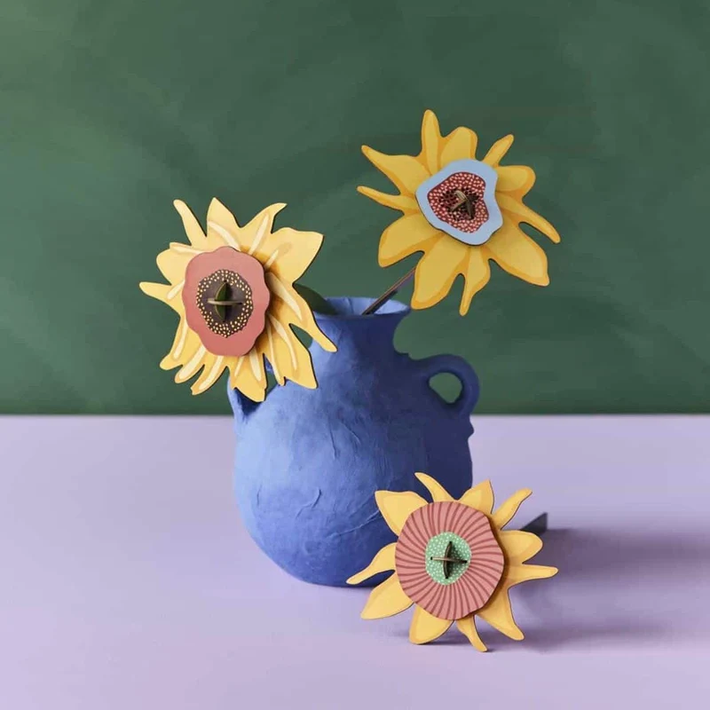 Wanddeko “Van Gogh Sunflowers” | Kunstklassiker in 3D | studio ROOF
