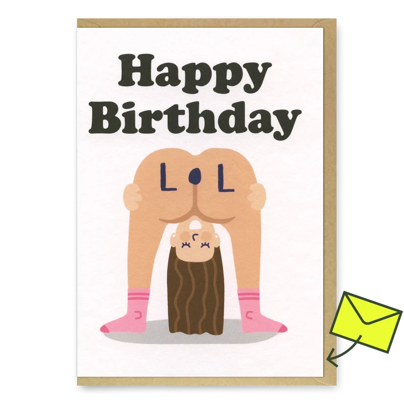 Grußkarte "LOL Birthday (Girl)" | Geburtstagskarte | Studio Boketto