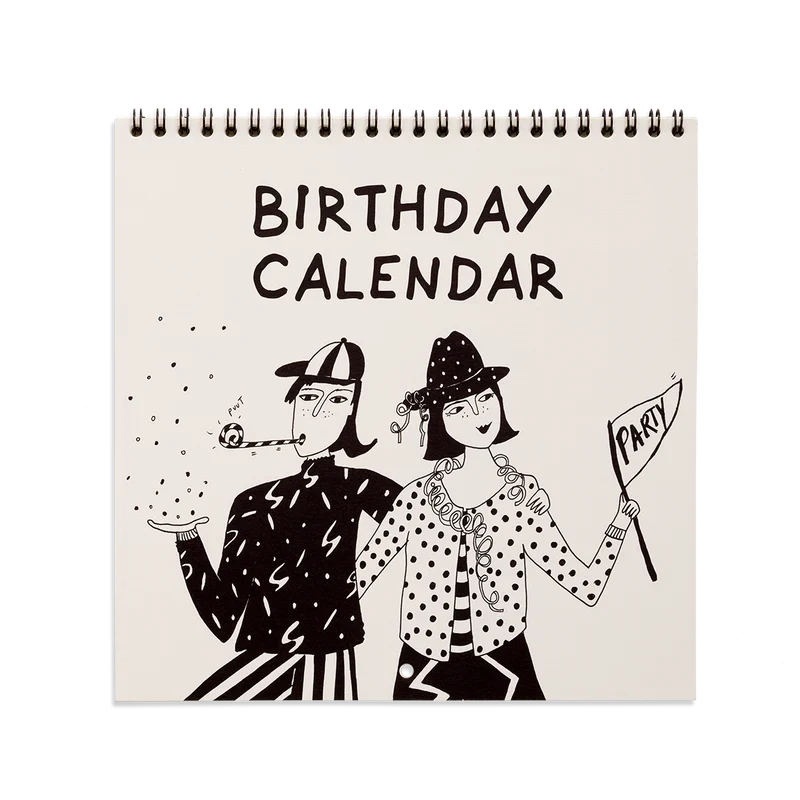 Geburtstagskalender helen b „Party Lovers“ | Illustrationen von Helen Blanchaert