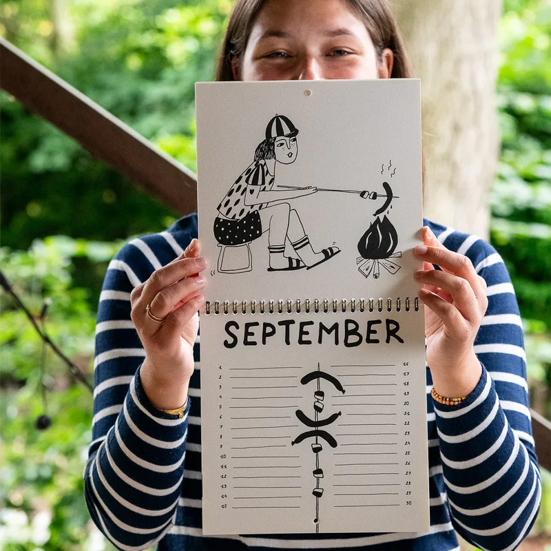 Geburtstagskalender helen b „Party Lovers“ | Illustrationen von Helen Blanchaert