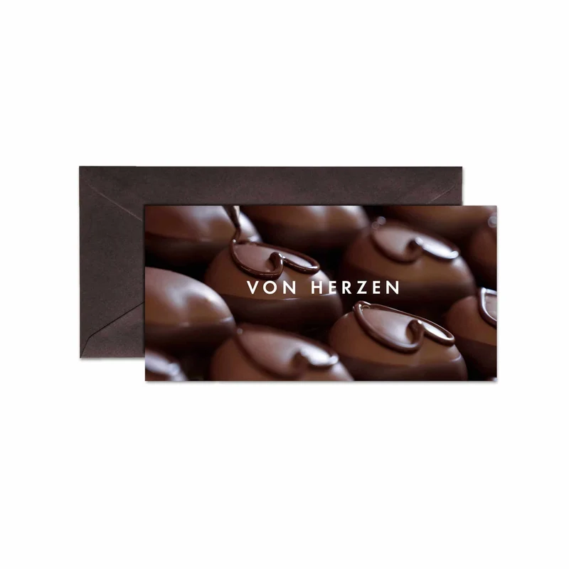 GRUSSKARTE VON HERZEN