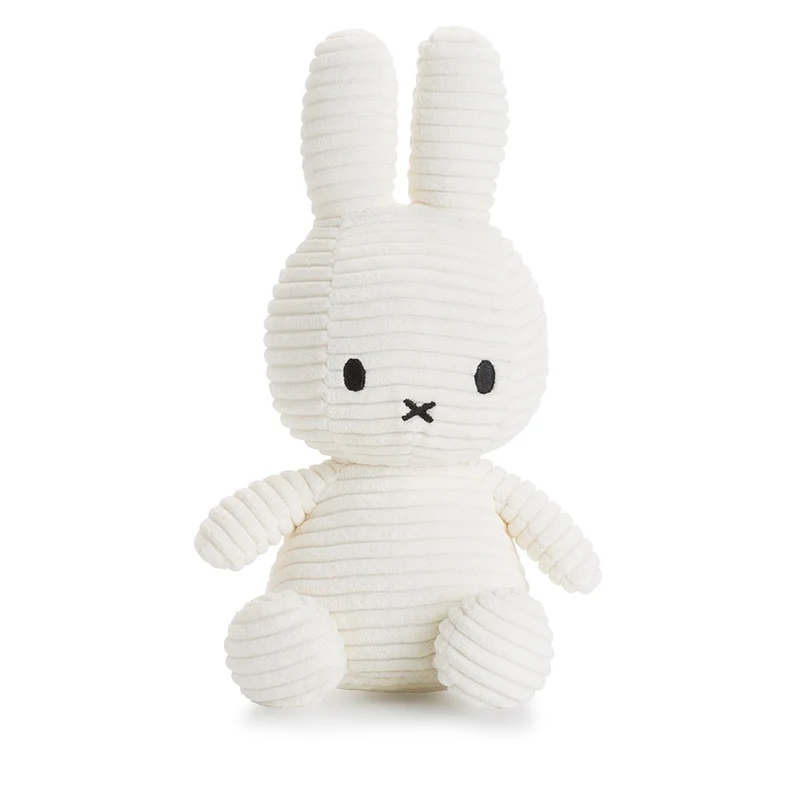 Stofftier “Miffy Eco Cord” 23 cm Offwhite | Bon Ton Toys