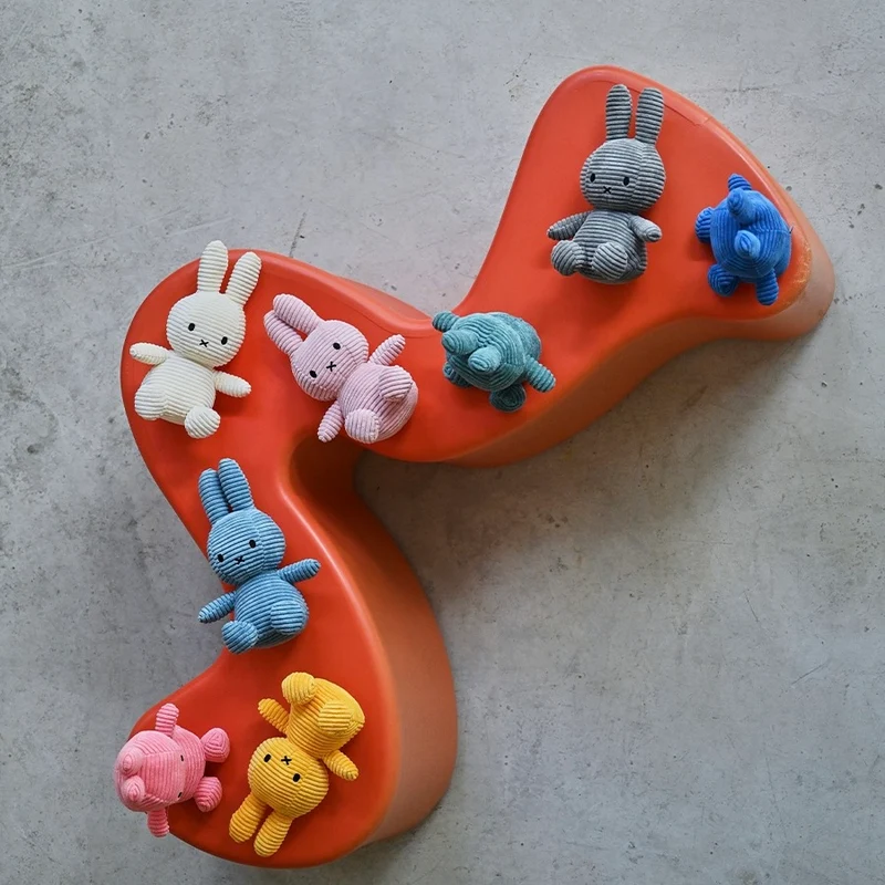 Stofftier “Miffy Eco Cord” 23 cm Offwhite | Bon Ton Toys