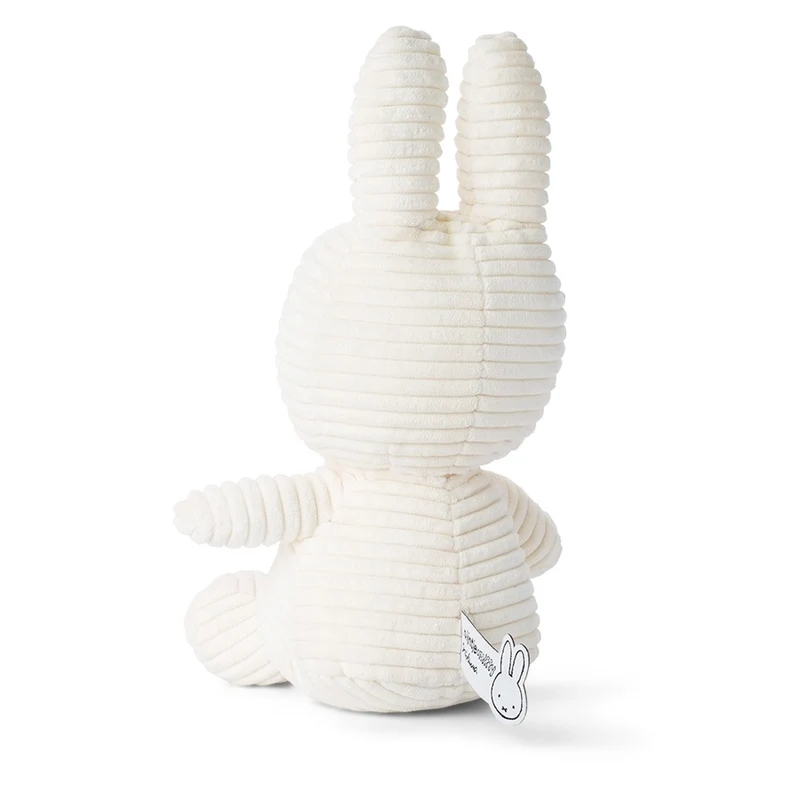 Stofftier “Miffy Eco Cord” 23 cm Offwhite | Bon Ton Toys