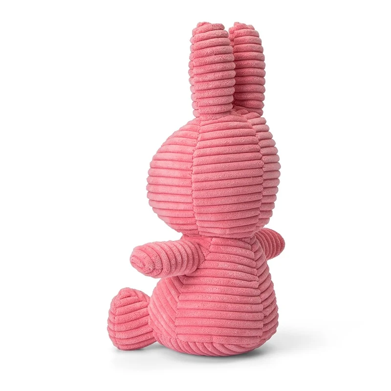 Stofftier “Miffy Eco Cord” 23 cm Bubblegum Pink | Bon Ton Toys