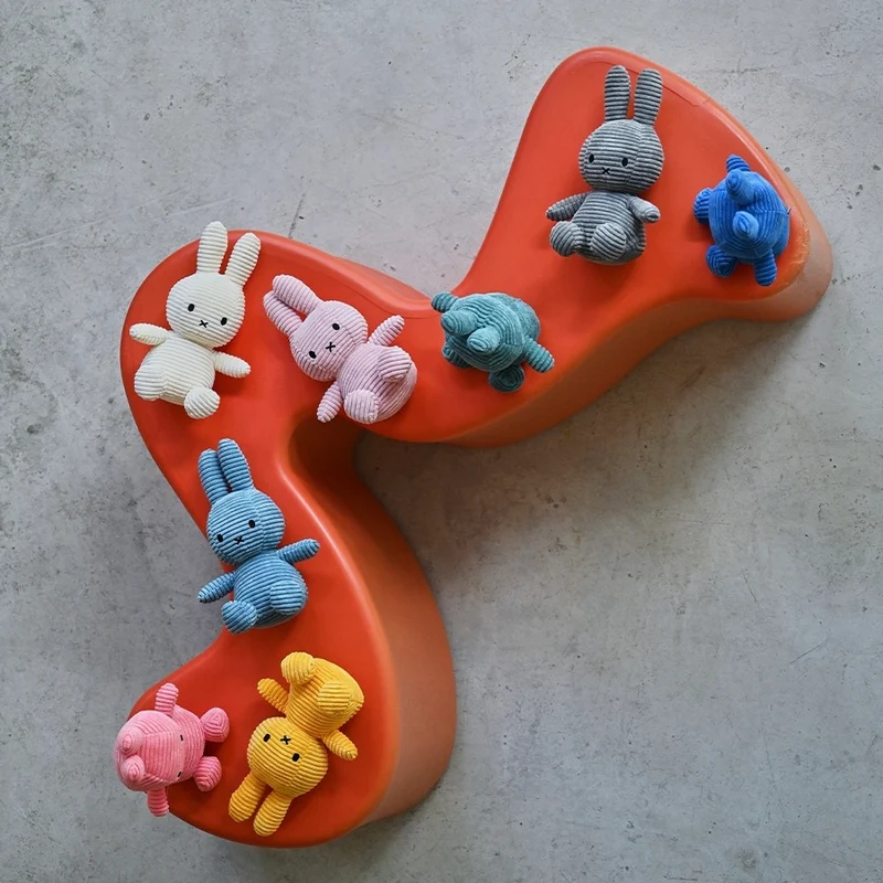 Stofftier “Miffy Eco Cord” 23 cm Bubblegum Pink | Bon Ton Toys