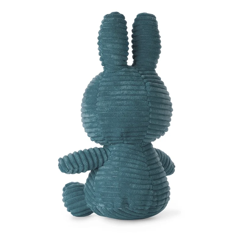 Stofftier “Miffy Eco Cord” 23 cm Aviator Blue | Bon Ton Toys