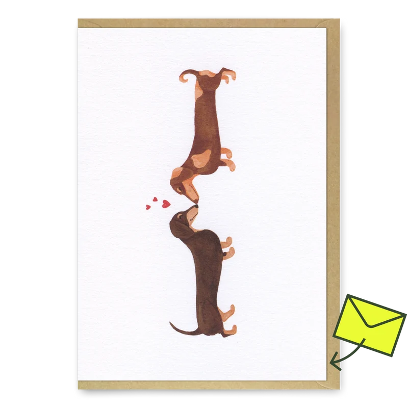 Grußkarte “Dachshund Lovers” | Für echte Dackel-Fans | ALL THE WAYS TO SAY