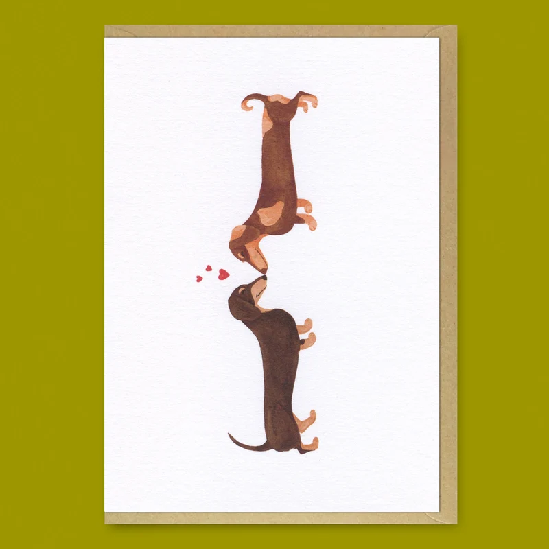 Grußkarte “Dachshund Lovers” | Für echte Dackel-Fans | ALL THE WAYS TO SAY