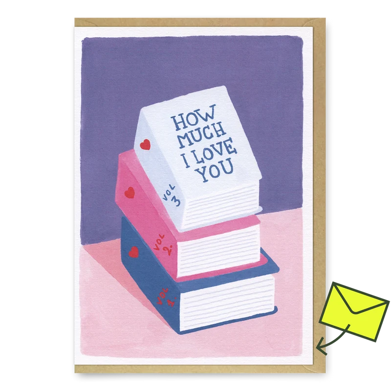 Grußkarte “How much I love you” | Herzbotschaft mit Gefühl | ALL THE WAYS TO SAY