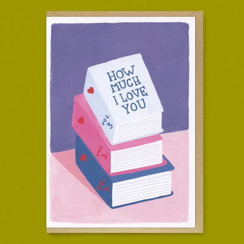 Grußkarte “How much I love you” | Herzbotschaft mit Gefühl | ALL THE WAYS TO SAY